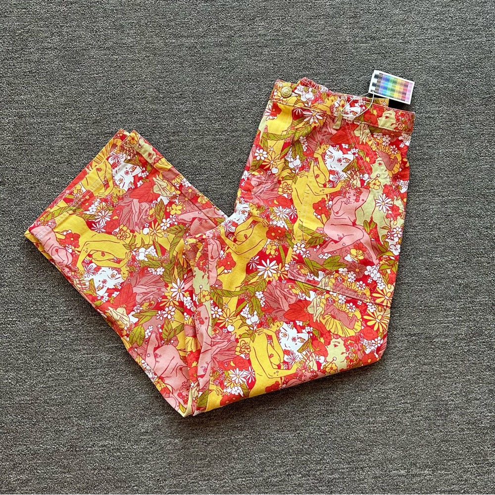 Big Bud Press Limited Edition Spring Rapture Work Pants, size Large. NWT